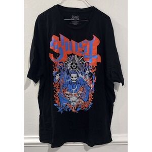 Ghost Cardinal Copia Ghouls T Shirt Mens 2XL Black Band Tee